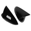 1 Pair Left Right Rearview Mirror Cover Trim Side Door Mirror Guard Replacement for Ford Mondeo 13‑20