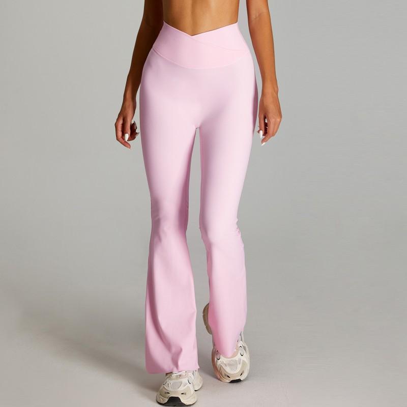 High-Waisted Yoga Pants Women With Butt-Lifting Effect Slim Fit Flared Leggings Gym Workout Running Casual Sport