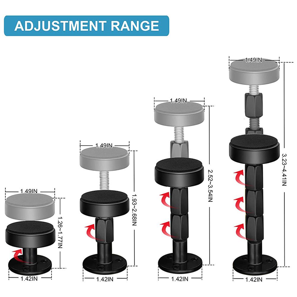 28-110mm Adjustable Threaded Bedside Bed Frame Anti-Shake Tool Headboard Stopper Tool For Beds Cabinets Sofas Home Improvement
