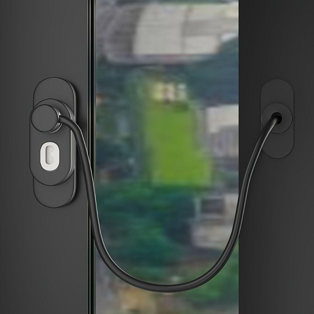 Metal Window Limiter Anti-theft Window Stopper Window Safety Lock Baby Protection