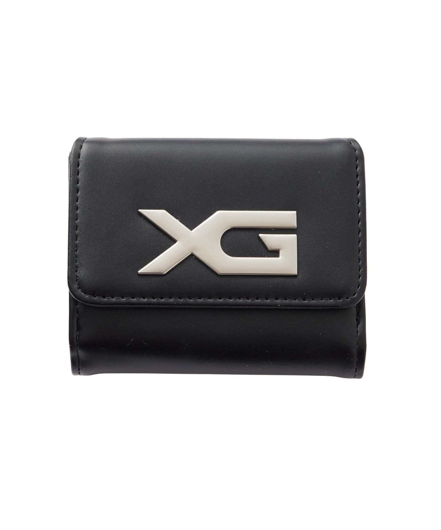 XG Emblem Buckle Faux Leather Mini Wallet 105254054006 BLACK ONE SIZE [X-girl]