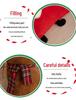 Santa Claus and Snowman Plush Pillow Toy - Cute Reindeer Doll Gift for Boys and Girls