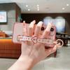 For Samsung Galaxy S26 / S26 Pro Case Wristband Kickstand Electroplated Love Heart TPU Phone Cover Finger Holder