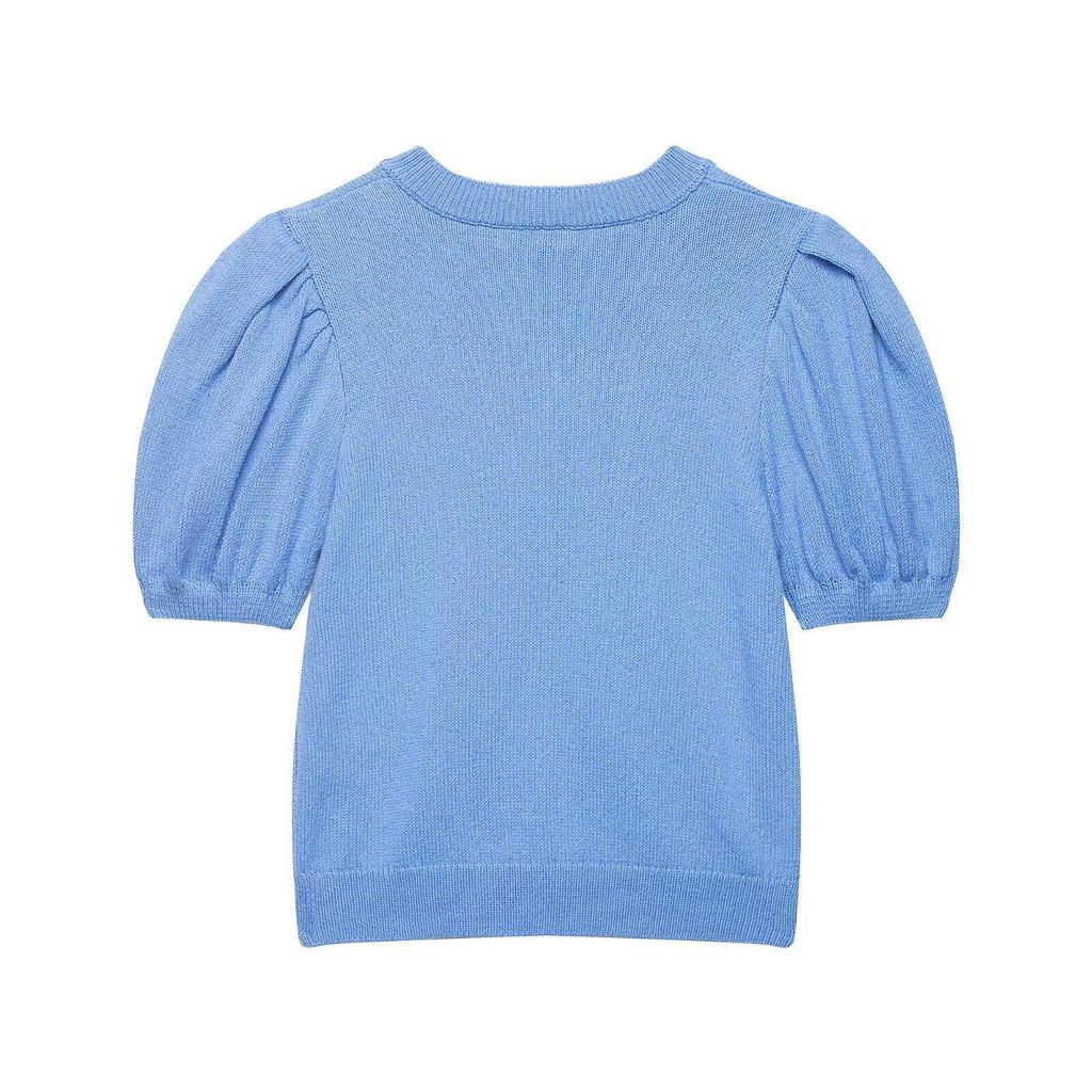 2026 Spring European & American Style Women's Bubble Sleeve Knitwear