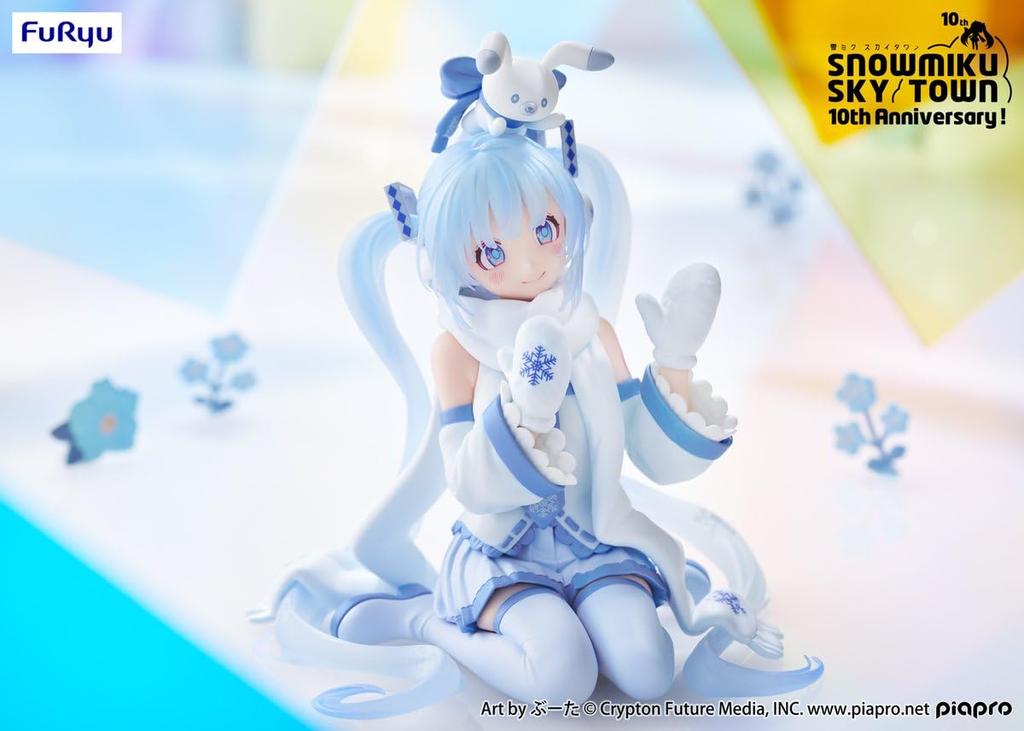Noodle Stopper Figure - Snow Miku Sky Town 10th Ver. -