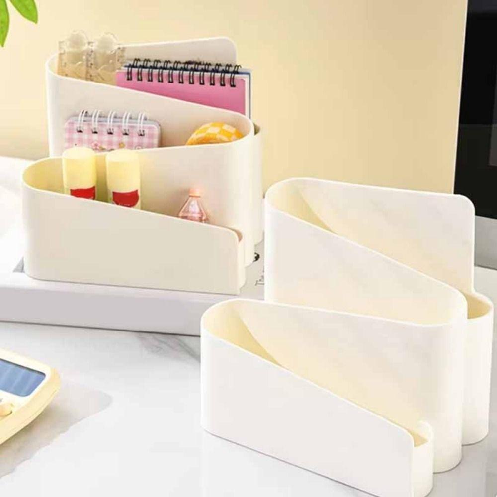 INS-Style Desktop Pen Holder Large Capacity Brush Storage Container Makeup Brush Holder  Office Use
