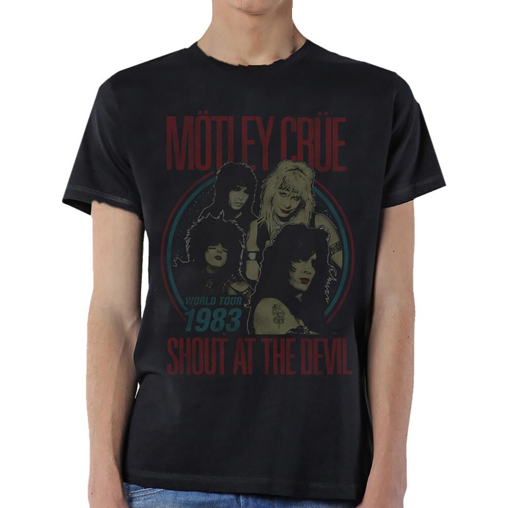 Mötley Crüe Shout At The Devil 1983 Official Merchandise T-shirt MLXL New L