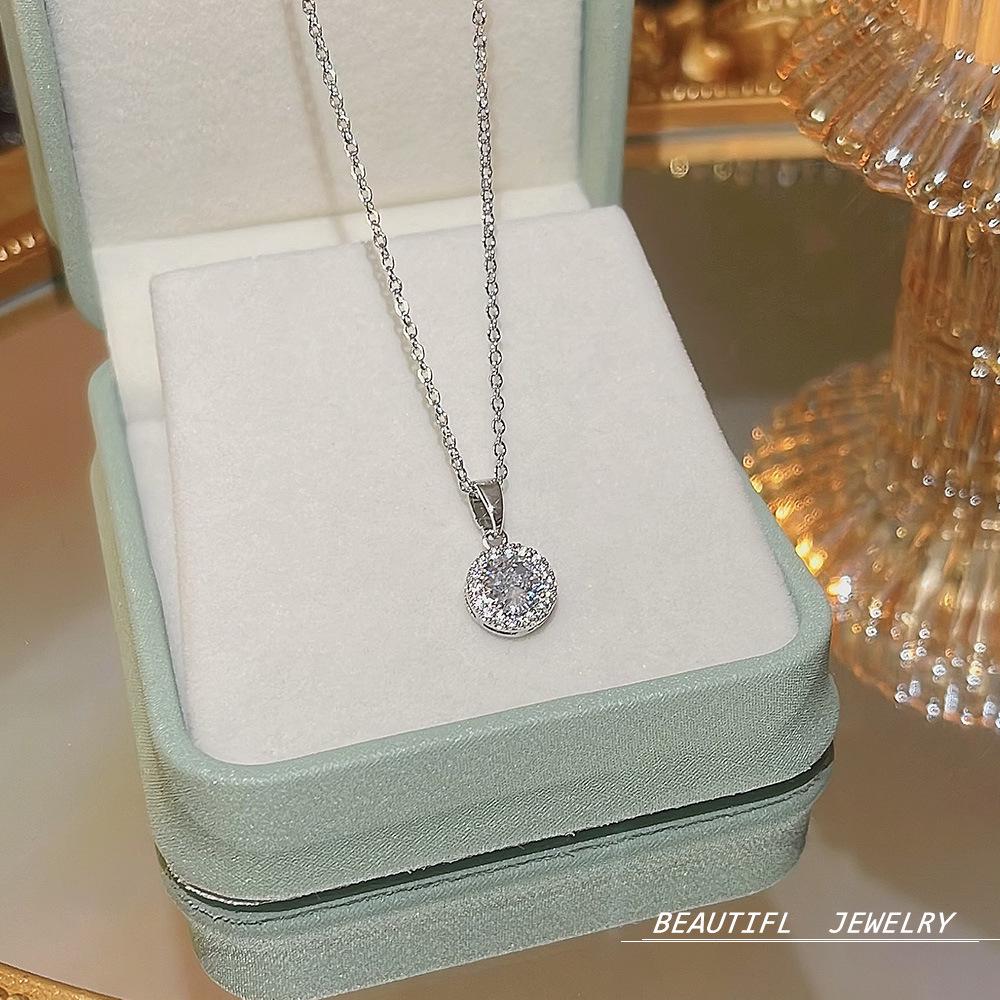Korea's Best-Selling Clavicle Pendant Necklace - Super Fairy Titanium Steel Jewelry for Women