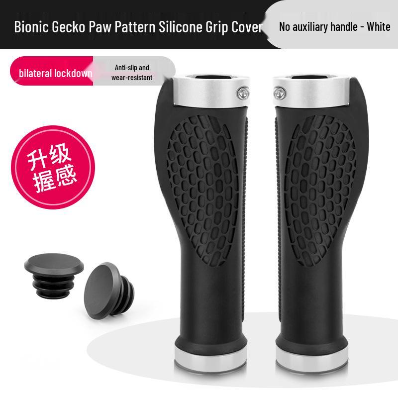 Poignées de Guidon en Caoutchouc Bullhorn pour VTT - Accessoires d'Extrémité de Guidon de Vélo