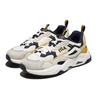 Fila Rayflide Fabric Synthetic Leather Fashion Versatile Low-Top Casual Shoes Unisex Sneaker Blue Yellow 1RM02053E_444