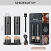 Electric Grinder USB Charging Electric Pepper Grinder With Base Simple Charging Pepper Mill with Double Support Sea Salt Grinder