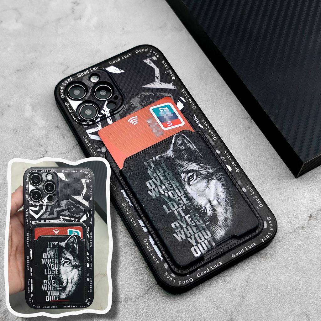 Dirt-resistant protective Phone Case For iphone15 Pro/ip15Pro Anti-knock Soft case Cute Card slot Shockproof Durable TPU