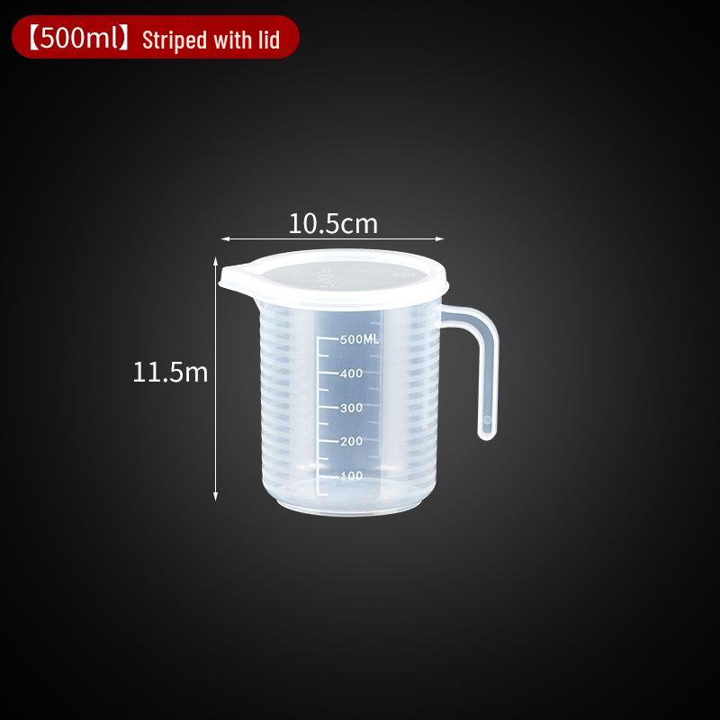 Hengzhi Large-Capacity Food-Grade Plastic Measuring Cup for Milk Tea