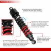 Motorcycle Part Black Red Rear Air Shock Absorber 380mm Solid Steel Aluminium Alloy For Harley Sportster Sport XL1200S 1996-2003
