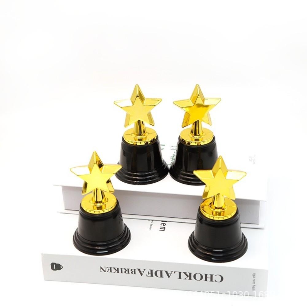 6Pack Plastic Star Trophies Plastic Material Kids Trophy Awards Star Trophy Awards  For Goodie Bags