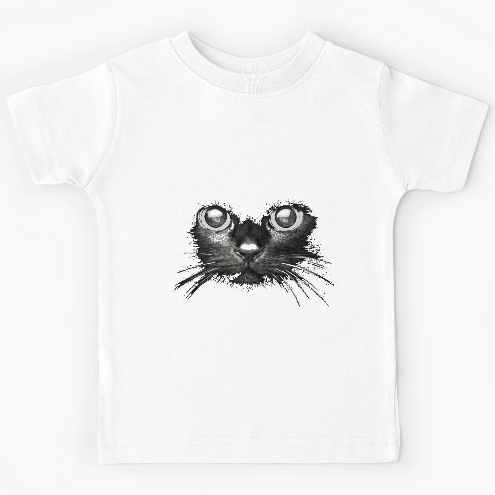 Black Cat Kids T-Shirt 170