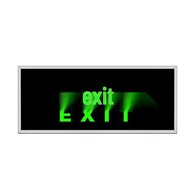 

Luminous PVC Safety Sign: Warning, Exit, No Smoking, Staircase Indicator. Left Stairway Sign