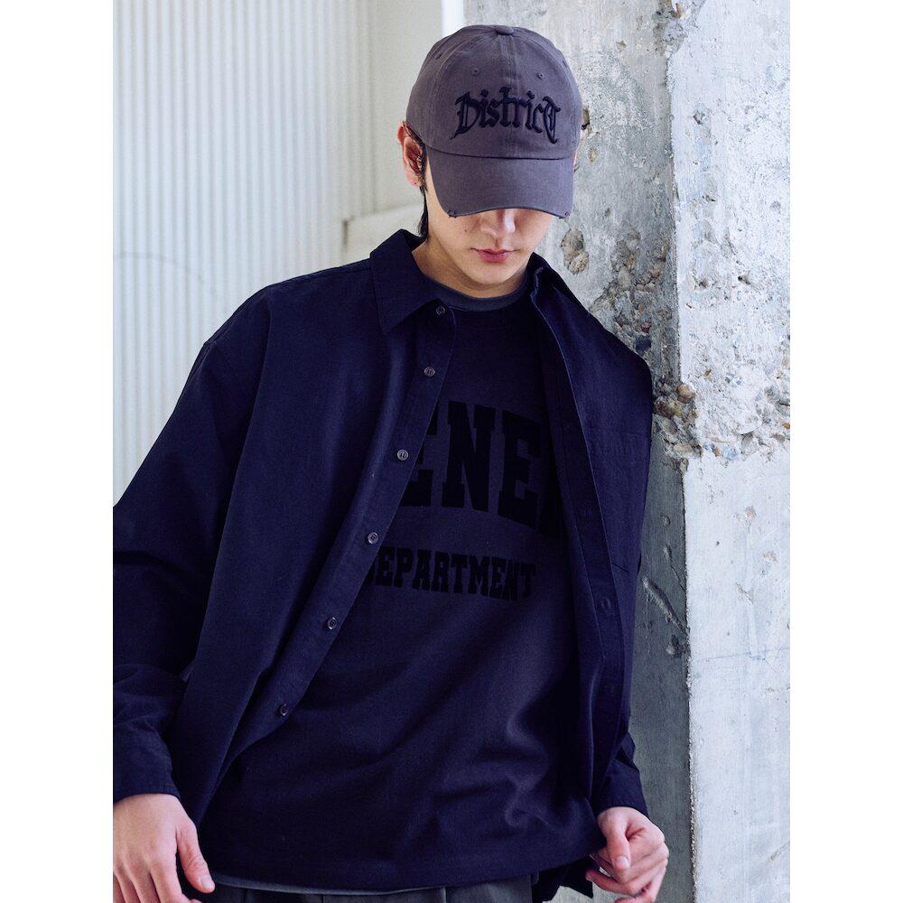 8Seconds Bio-Washed Solid Cotton Oversized Shirt Black Black/L