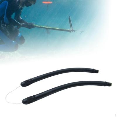 Tubo elástico para pesca, profesional, de látex resistente, para pesca submarina, conector de banda
