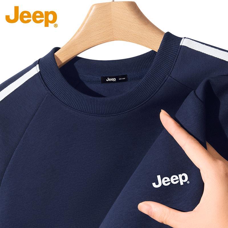 JEEP Men's American Heavyweight Pullover Sweatshirt