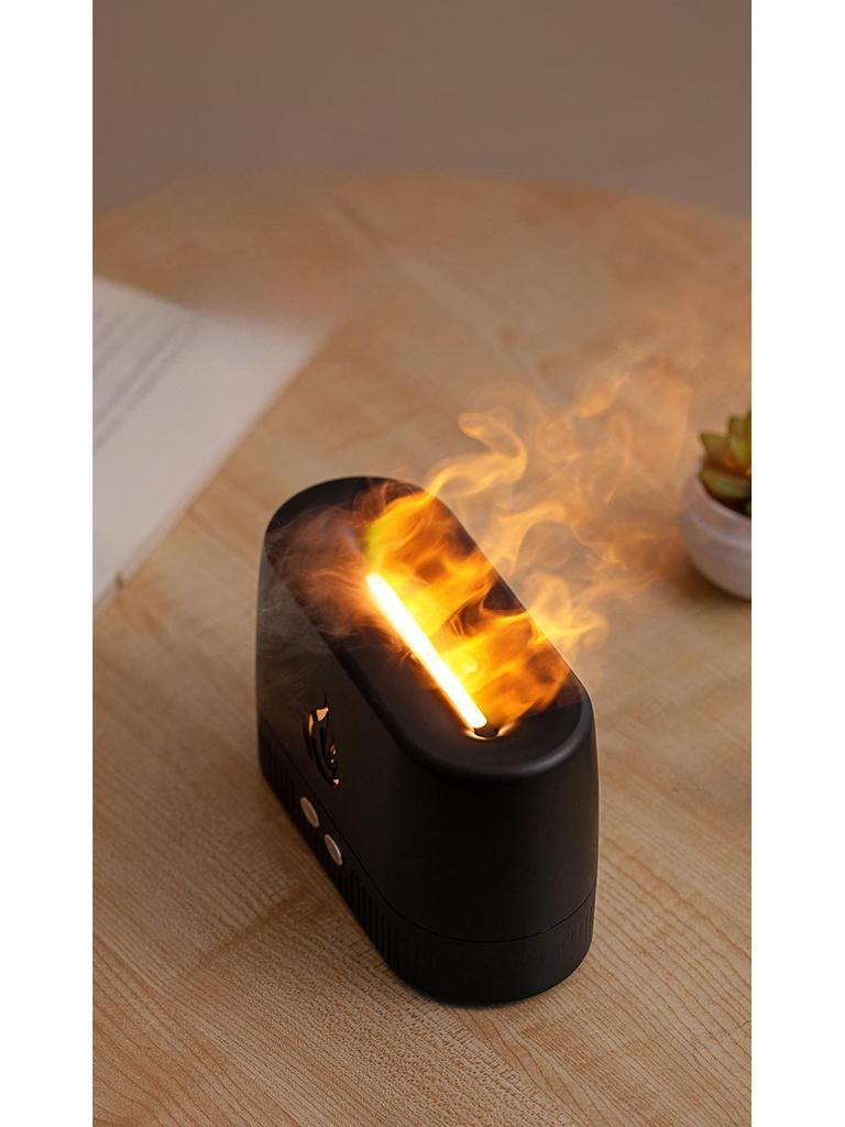 USB 3D Flame Aromatherapy Humidifier with Automatic Spray