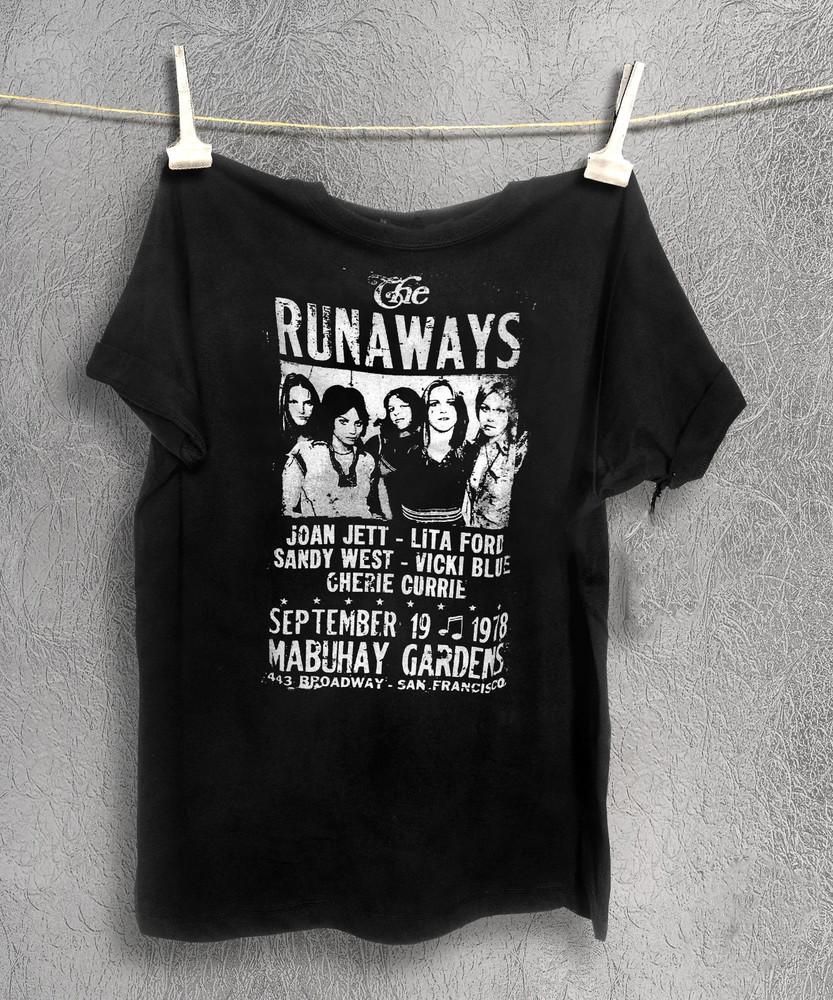 Collection The Runaways Band  Gift For Fan Black S-2345 XL Men T-Shirt Unisex T-Shirt L