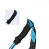 Two-Section Telescopic Aluminum Alloy Ski Poles 78-135cm Adjustable with Wrist Strap