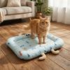 Cartoon Summer Dog Bed Nonslip Pet Cooling Nest Cute Ice Silk Cushion  Pet Sleeping