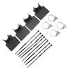 4 Sets Swimming Pool Pipe Holder Prevent Pipe Slip Cable Ties Stainless Steel Hose Clamp Swimming