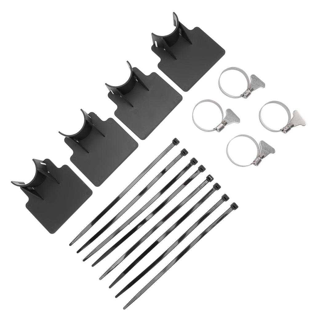 4 Sets Swimming Pool Pipe Holder Prevent Pipe Slip Cable Ties Stainless Steel Hose Clamp Swimming