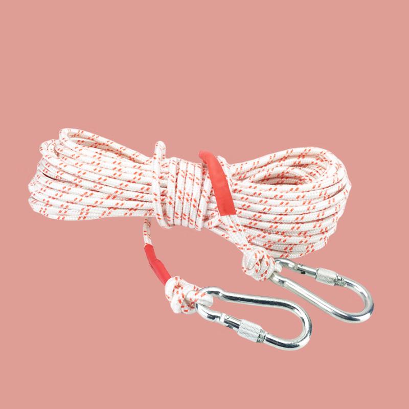 OLOMM Emergency Fire Escape Safety Rope 30m, 8mm