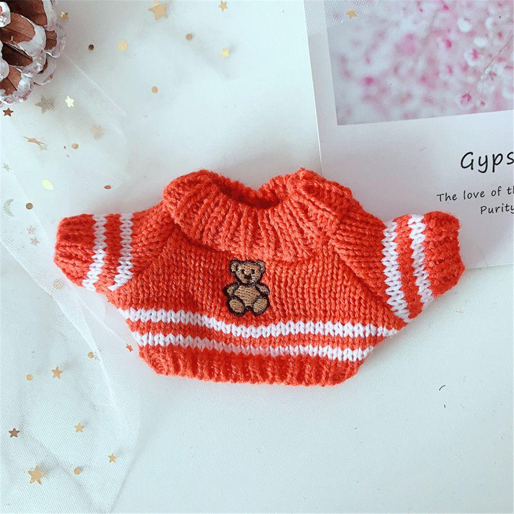 Doll Clothes for 20cm Dolls Plush Doll's Clothing Sweater Stuffed Toy Dolls Outfit for Idol Dolls Accessories