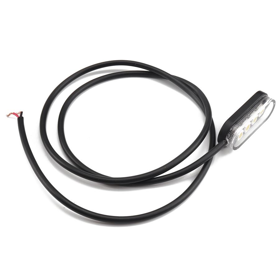 10Pcs Modified White LED Light Refit Kit Atmosphere Lamp For Motorcycle ATV 12V