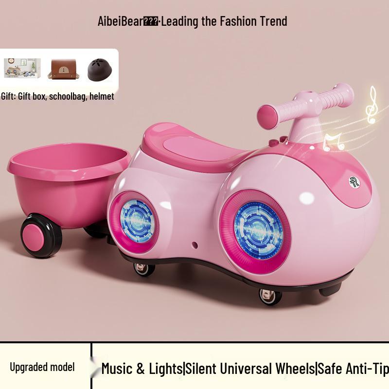 Celebritami schválené chodítko a balanční kolo pro miminka: Tiché, protipádové twist auto pro děti ve věku 1-3 roky