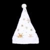 Cute Bronzing Snowflake Imitation Rabbit Fur Christmas Hat Star Plush Hat Adult Children Party Decorations