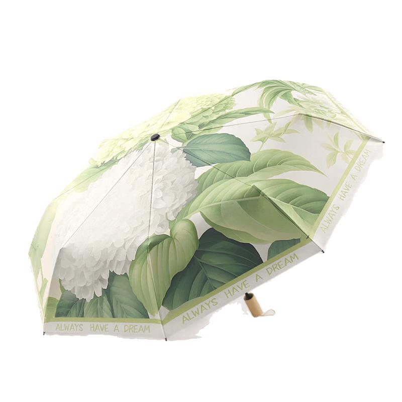 

Сонцезахисна та дощова парасолька Xuqing, потрійного складання, із захистом від УФ-випромінювання