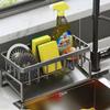 Stainless Steel Auto Drain Tray Partition Drain Rack Self-draining Sink Shelf  Kitchen