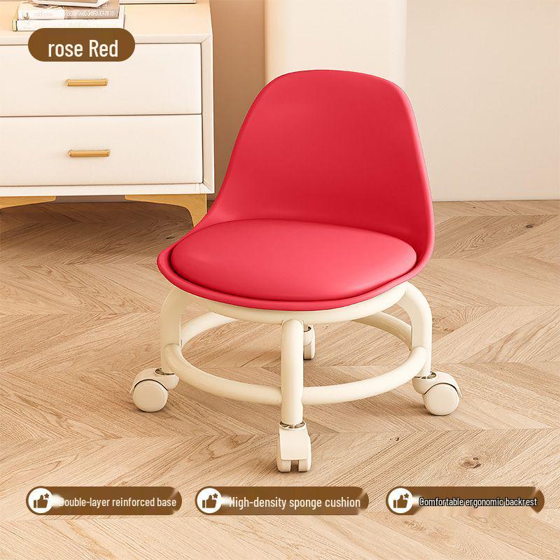 Kompakter Rollhocker mit Schwenkrädern – Ideal für Zuhause, Beauty oder den Gelegenheitsgebrauch