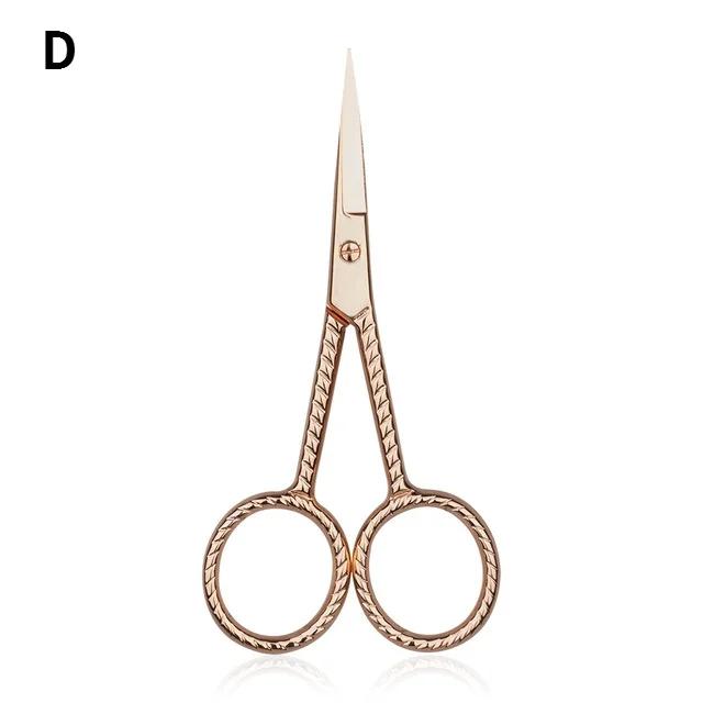 

1Pcs 10.5cm Mini Vintage Scissors Extra Small Stainless Steel Embroidery Scissor Mustache Trimming Portable Shears Men Beard