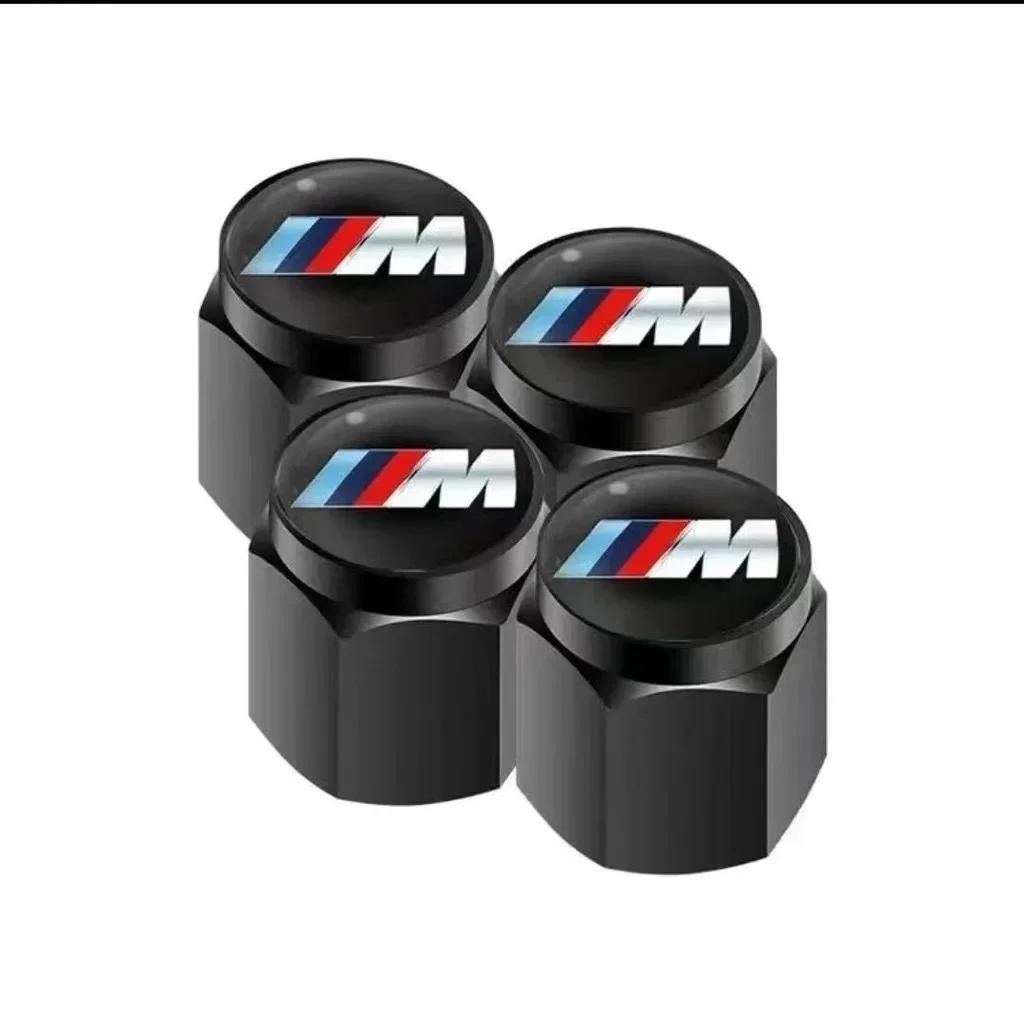

2025 Hot 4Pcs Car Wheel Tire Styling Tire Valve Air Nut Cover Car Logo Accessories For BMW E46 E52 E53 E60 E90 E91 F30 F20 F10 F