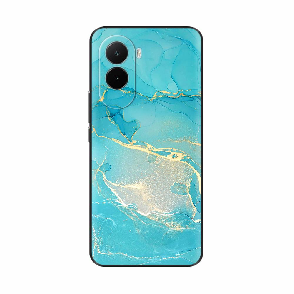 For Poco M7 4G Case Flowers Cartoon Animals Cool Style Soft Silicone Black Phone Cover For Xiaomi Poco M7 Case Fundas M 7 Bags