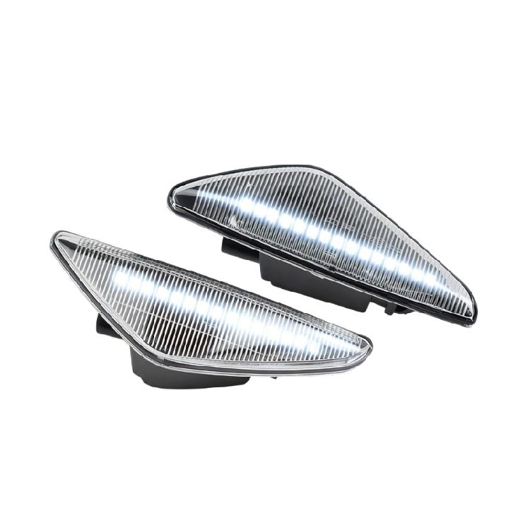 

Pack of 2 Dynamic Sequential Scrolling LED Marker LightsLamp Improving Turn Signal Effectiveness For F25 E70 E71 E72 прозрачный
