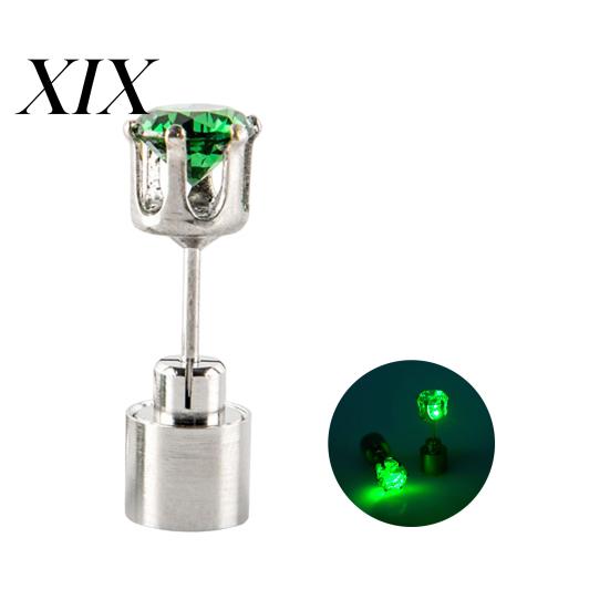 Ohrstecker 1 Stück Ohr Blinken Auffällig Hohe Transparenz Handgefertigt Falsch Damen Kristall Dekorieren Tragbar LED Zubehör