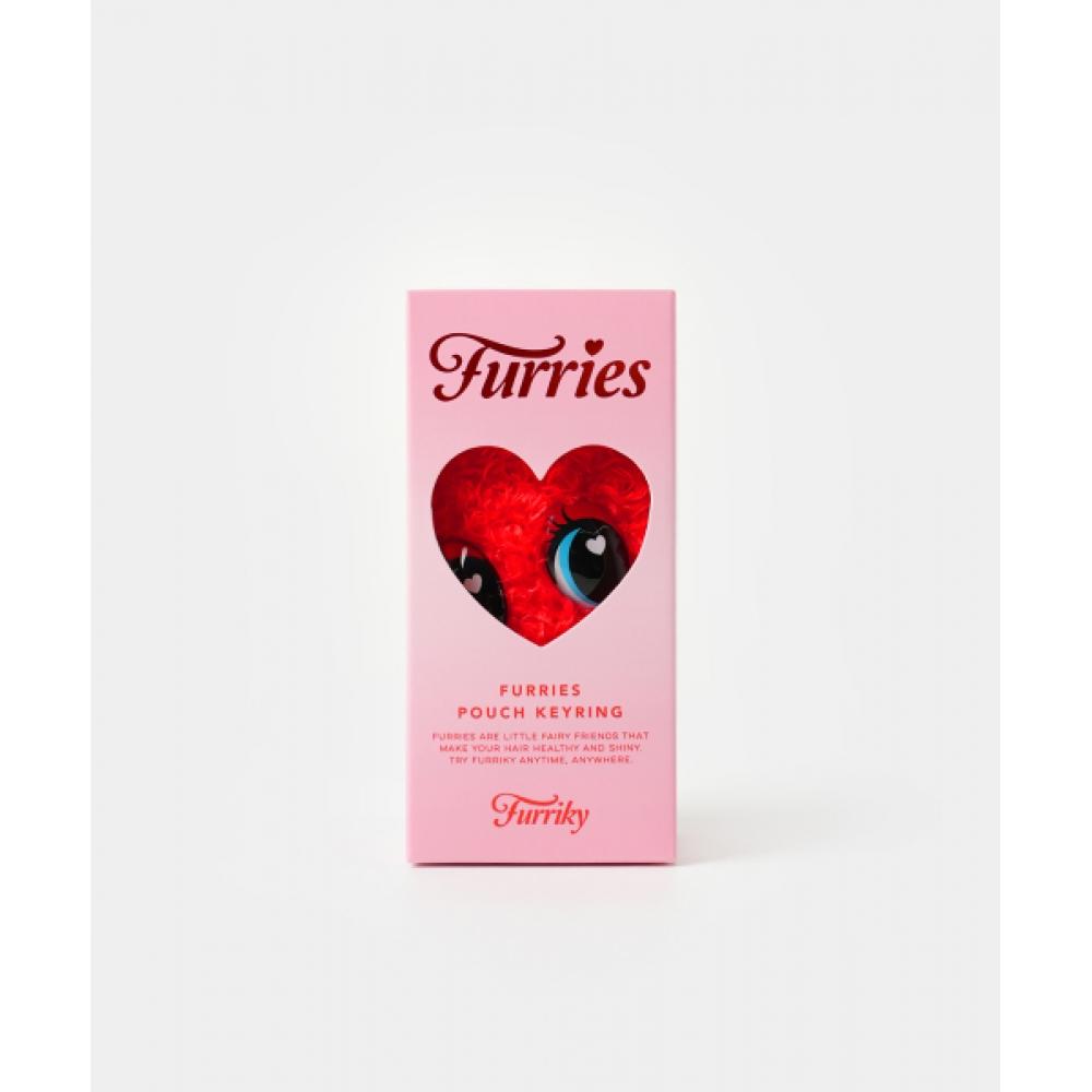Furriky Glow Red Lily Pouch Key Ring