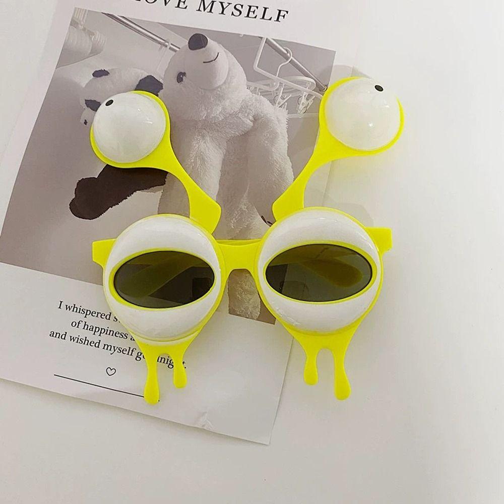 Frog Eye Funny Eye Glasses Tentacle Frog Eye Eyewear Cute Alien Sunglasses Party