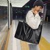 Short-distance Large-capacity Travel Bag Women's Portable Business Trip Storage Tote Bag Going Out Fitness Sports Bag Pu Leather Duffel Bag