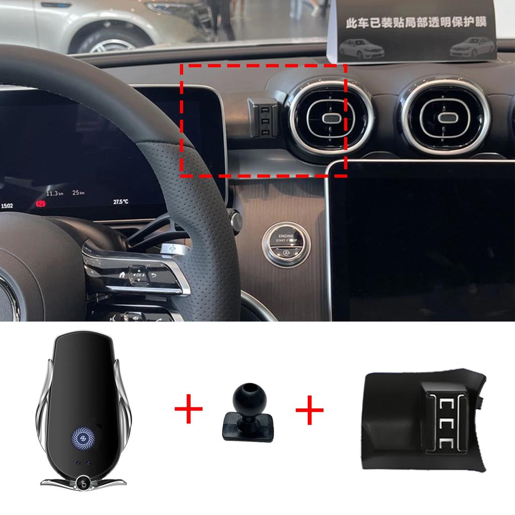 Car Mobile Phone Holder for Mercedes-Benz GLC C 200 260 300 2025 2025 2025 X254 Navigation Stand Auto Accessories GPS Bracket
