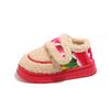 Girls Northeast Big Flower Cotton Shoes 2025 Winter New Non-slip Warm Plush Shoes Children's Versatile Snow Cotton
