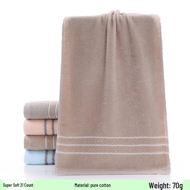 Thick Absorbent Pure Cotton Face Towel for Adults