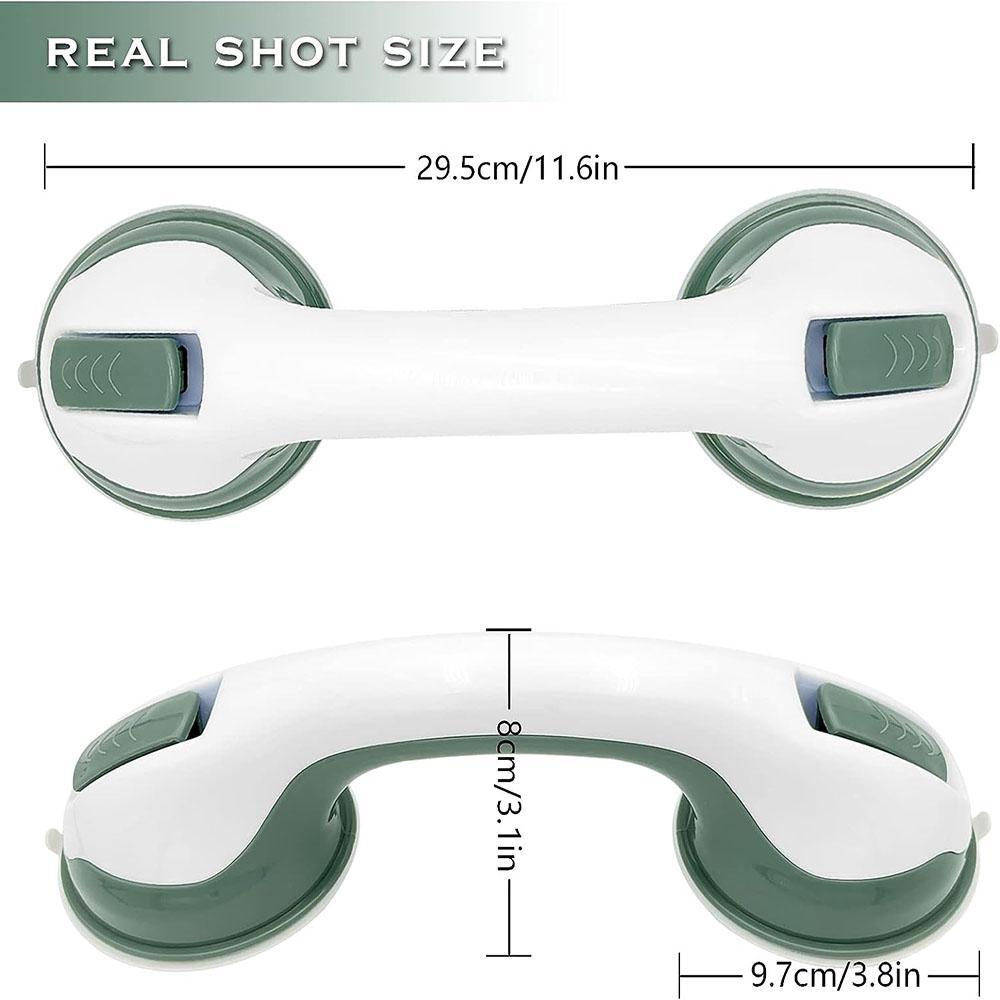 

New 2 Bathroom Grip Tub Shower Bar Rail Bath Safety Handle Suction Cup Handrail Grab
